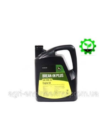 Масло моторне JD BREAK-IN Plus 10W-30, обкаточне (Каністра 5л)