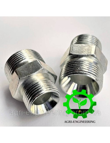 Штуцер з`єднувальний S24хS24 (М20x1,5-М20x1,5)