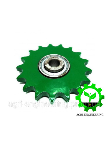 Зірочка приводу колосового елеватора JD9500/9560 (AH87204/87302107/565442R91) z=17, t=15,875