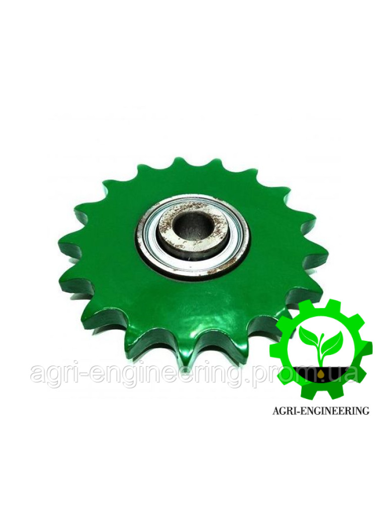 Зірочка приводу колосового елеватора JD9500/9560 (AH87204/87302107/565442R91) z=17, t=15,875