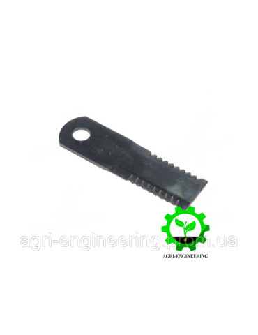 Ніж подрібнювача зубчастий John Deere 660W (Z100765/Z75875/KXE10152/KXE10256)