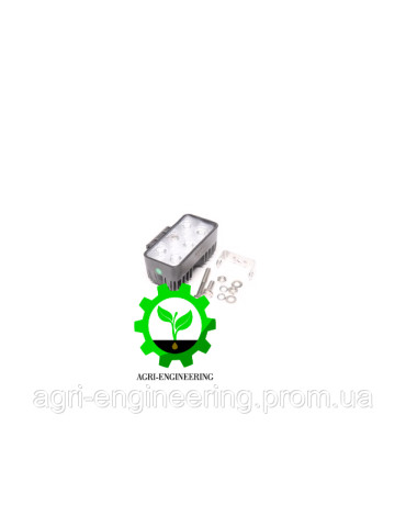 Фара LED прямокутна 18W, 6 ламп, 110*90мм, 1200Lm вузький промінь 12/24V 6000K