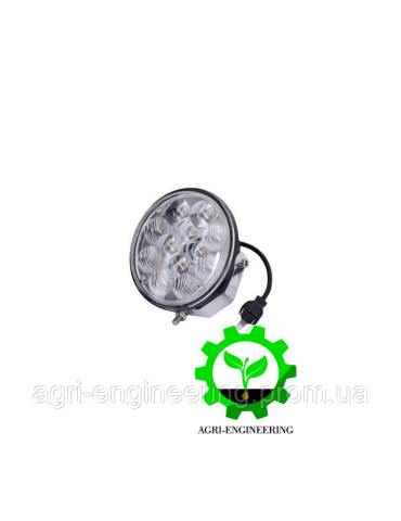Фара LED кругла 36W, 12 ламп, 145*145мм, 2640Lm гібридний промінь
