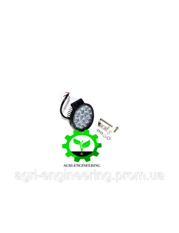 Фара LED кругла 42W, 14 ламп, 116*137,5мм, 3080Lm вузький промінь 12/24V 6000K
