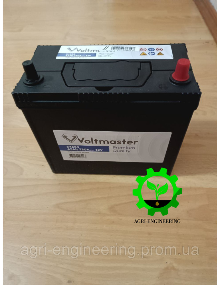Акумулятор 45Ah-12v VOLTMASTER (Exide) (237х127х227), R,EN330 Азія