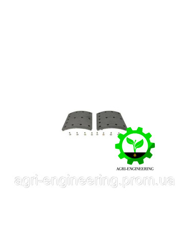 Накладки гальмівні барабанні фрикційні