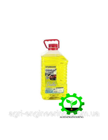 Омивач зимовий -20 STANDARD Dushes жовтий. (каністра 4л)